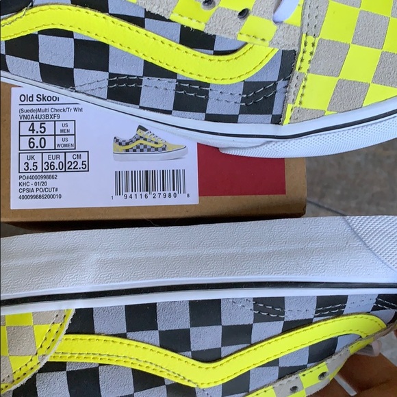 VANS OLD SKOOL SUEDE MULTI CHECK/Tr White WMNS - Picture 12 of 16